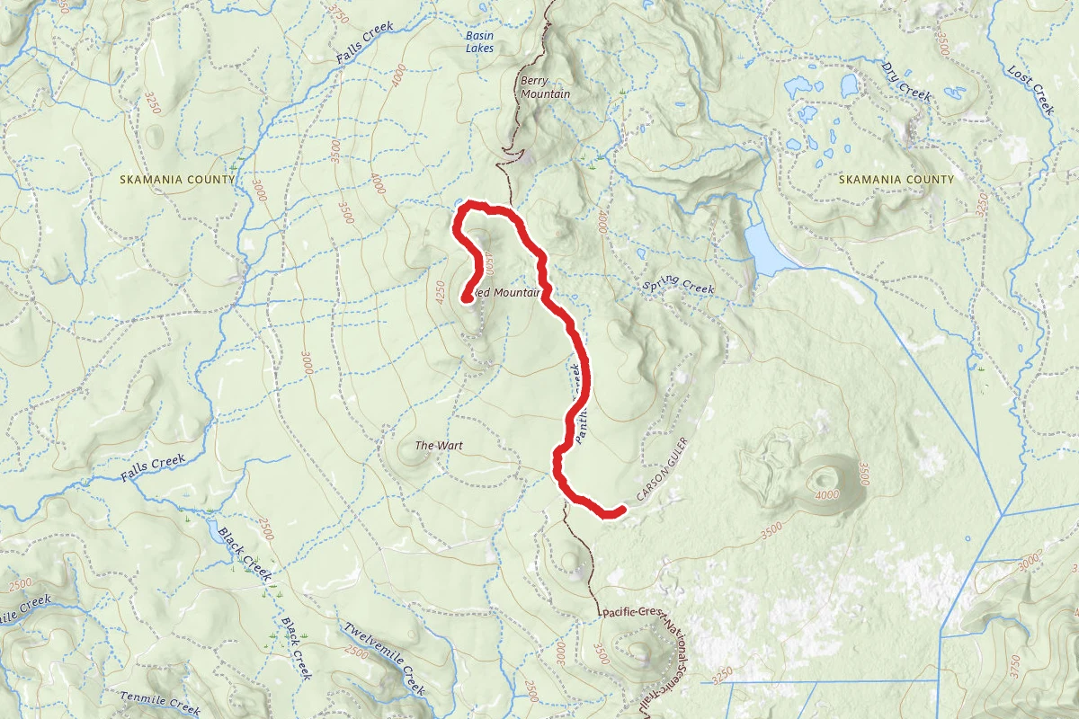 Red Mountain via PCT