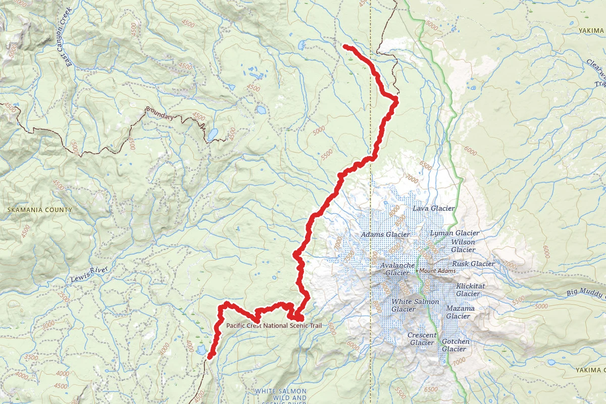 Muddy Meadows Trail to Rd # 23