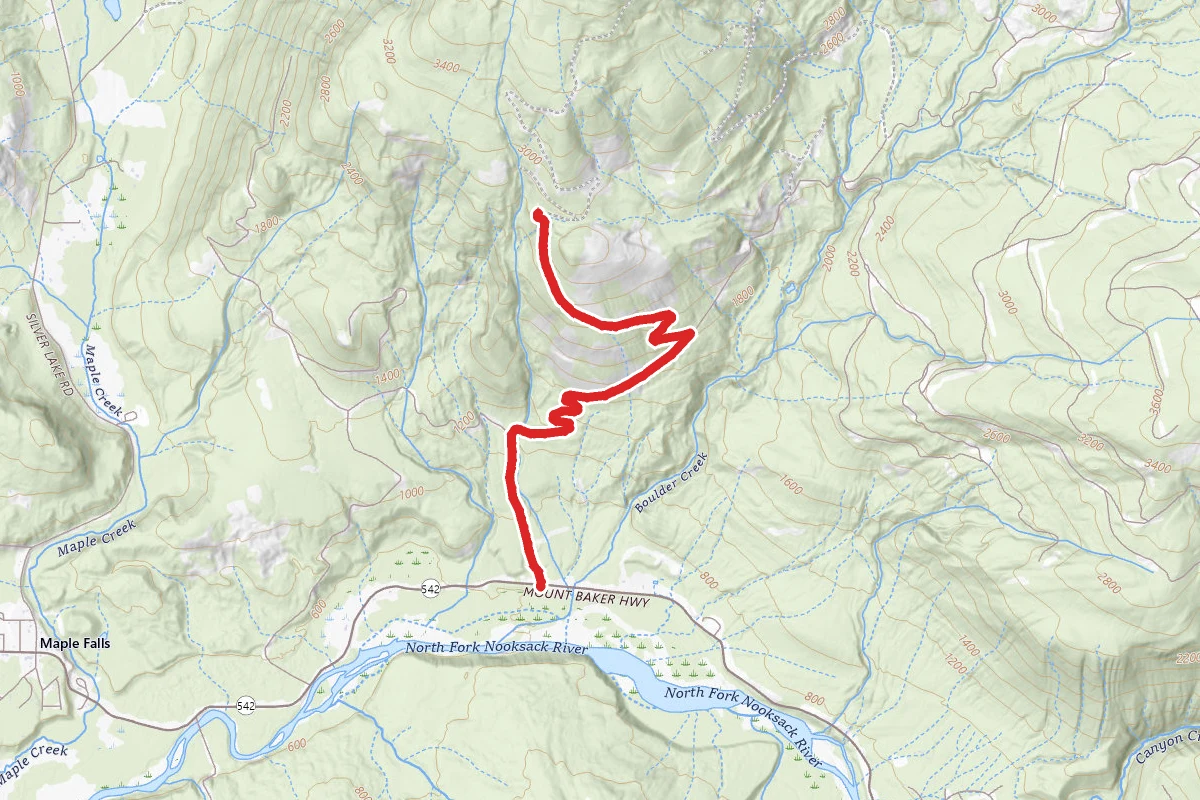 Boulder Creek Service Trail