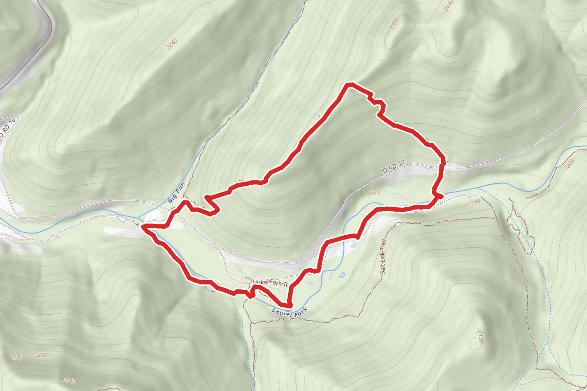 High Rock Trail and Salt Lick Trail Loop