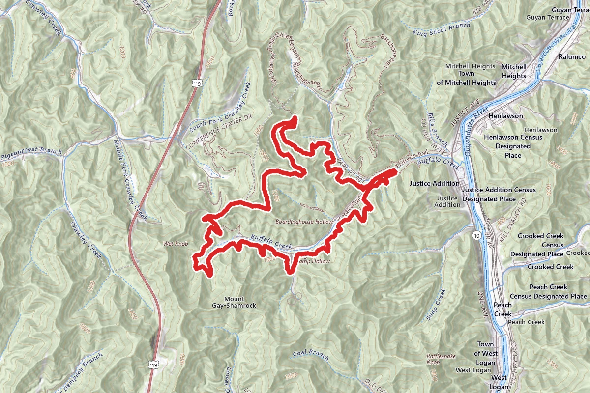 Chief Logan State Park Loop