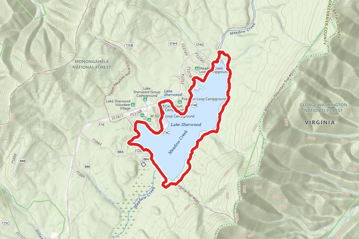 Lake Sherwood Trail Loop