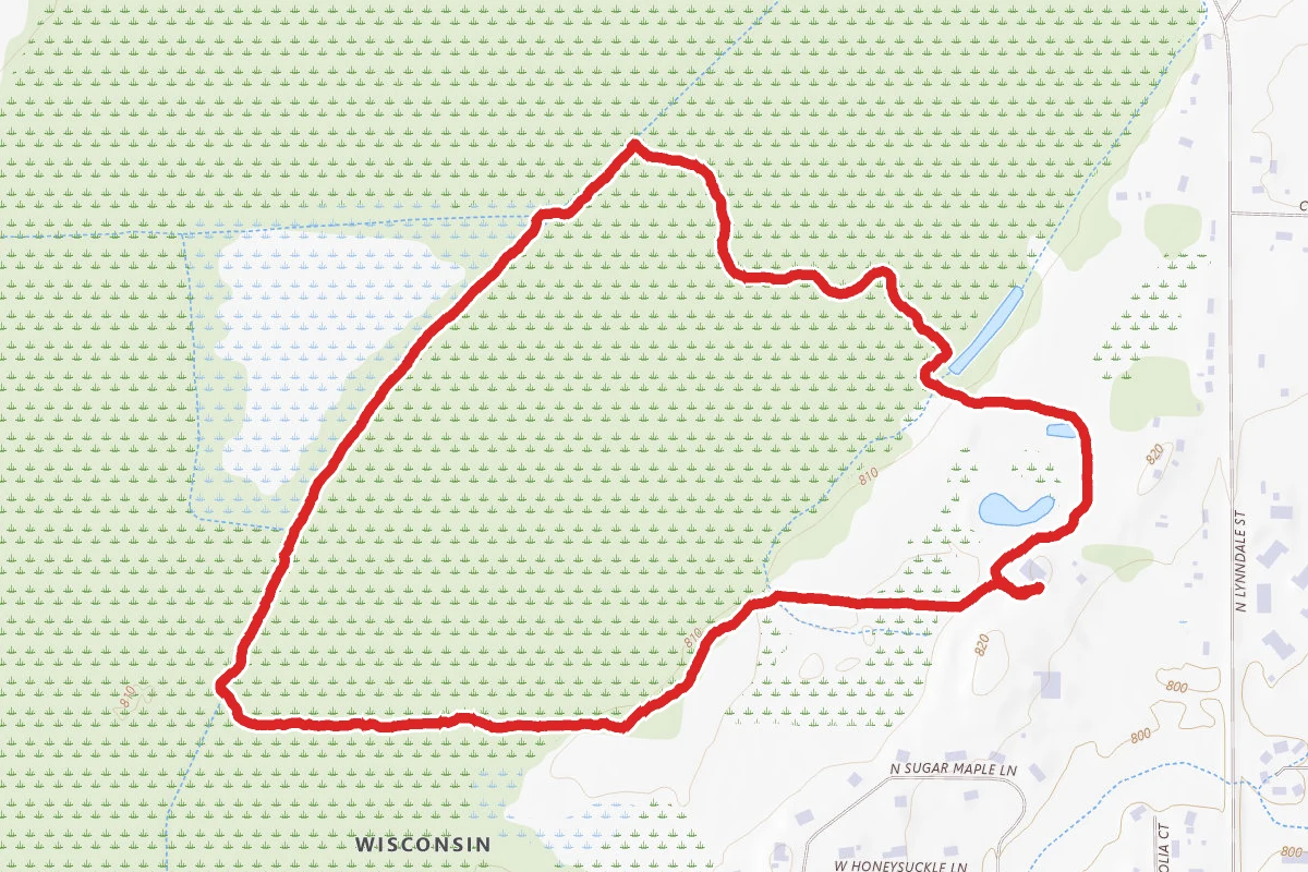North Prairie, White Cedar, Deer Run, Wilderness Trail Loop