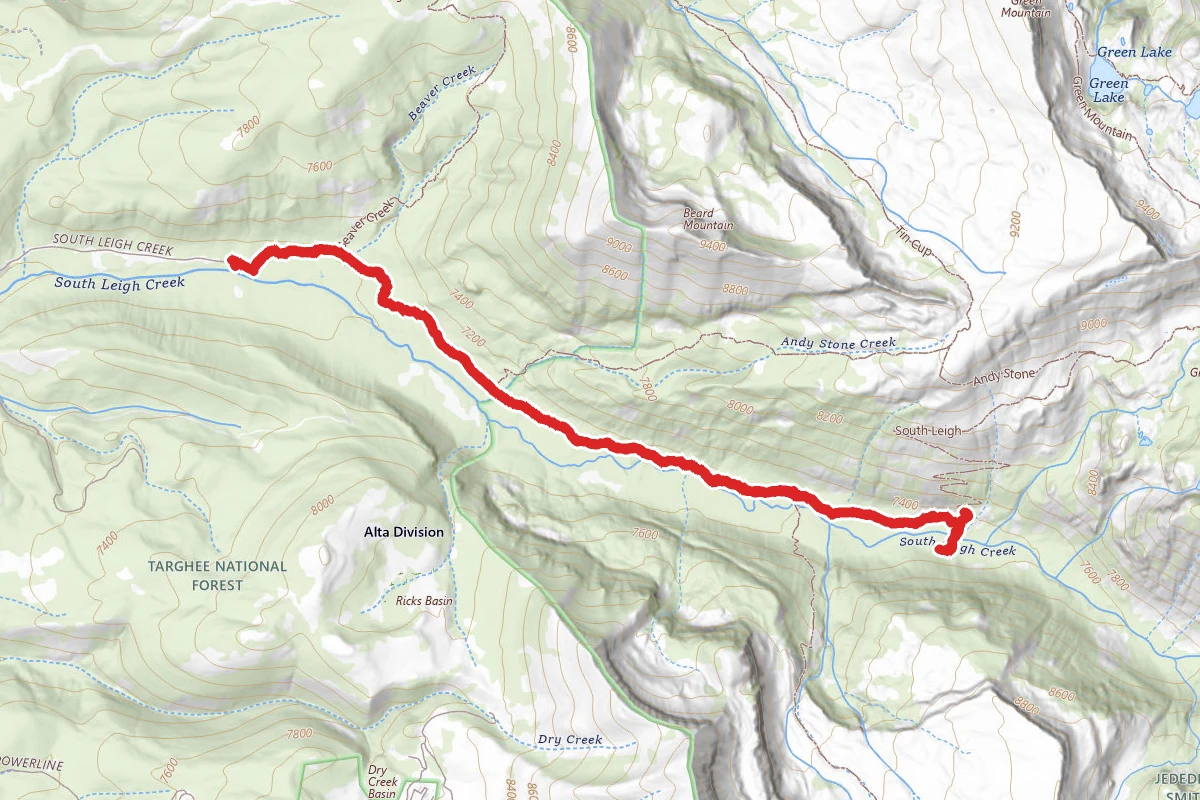 South Leigh Creek Trail