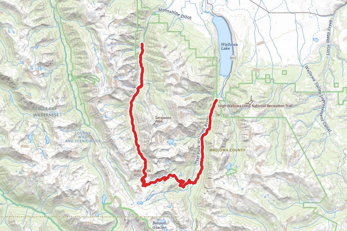 West Fork, Lakes Basin and Hurricane Creek Trail