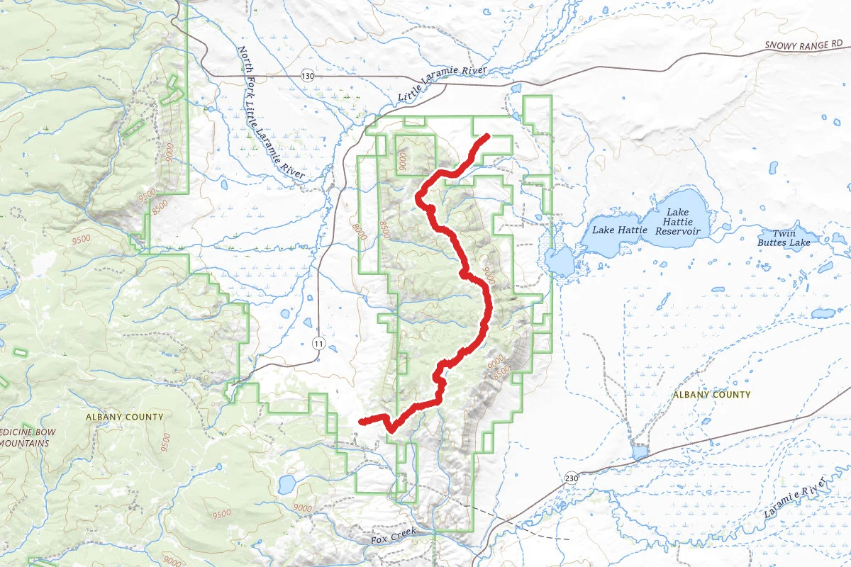 Sheep Mountain Trail Through-Hike