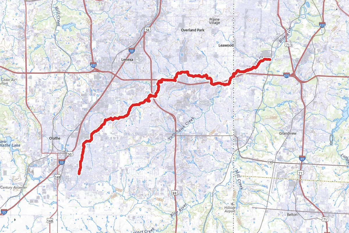 Indian Creek Bike and Hike Trail