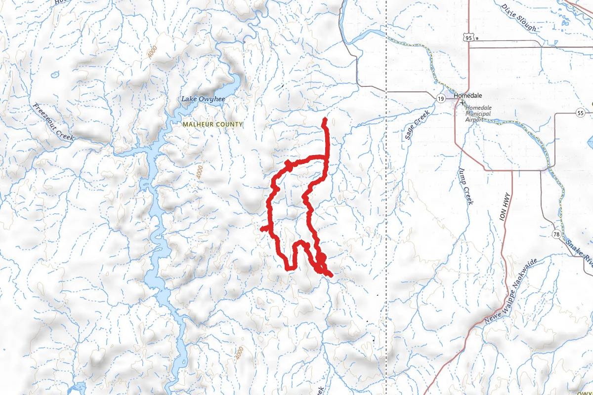 Kettle Falls and Succor Creek OHV Trail