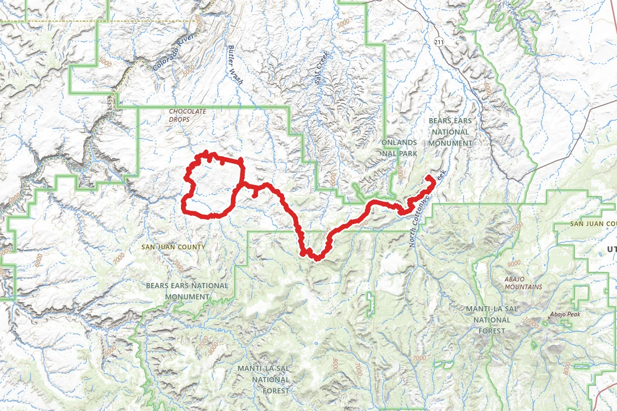 Bridger Jack Road and Beef Basin OHV Loop