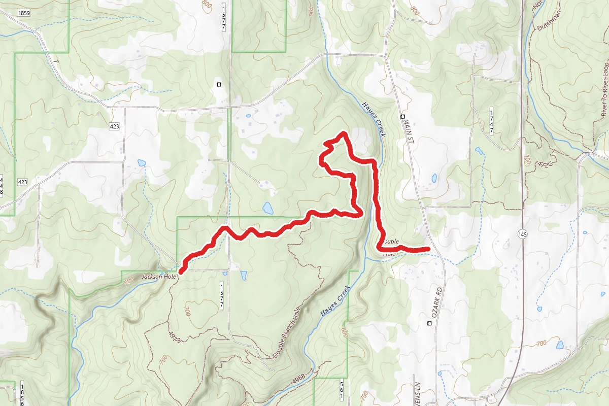Hayes Canyon Campground to Jackson Hole Hitch