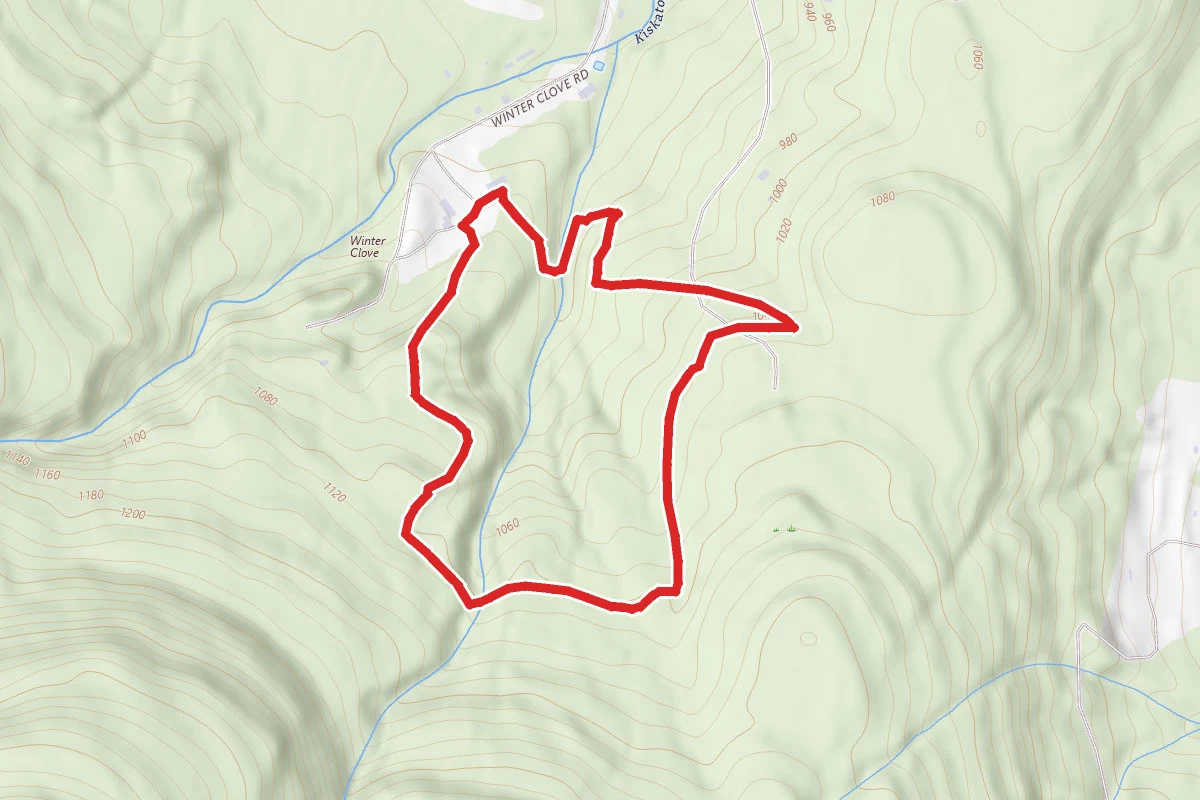 Webster's Pass from Winter Clove Inn