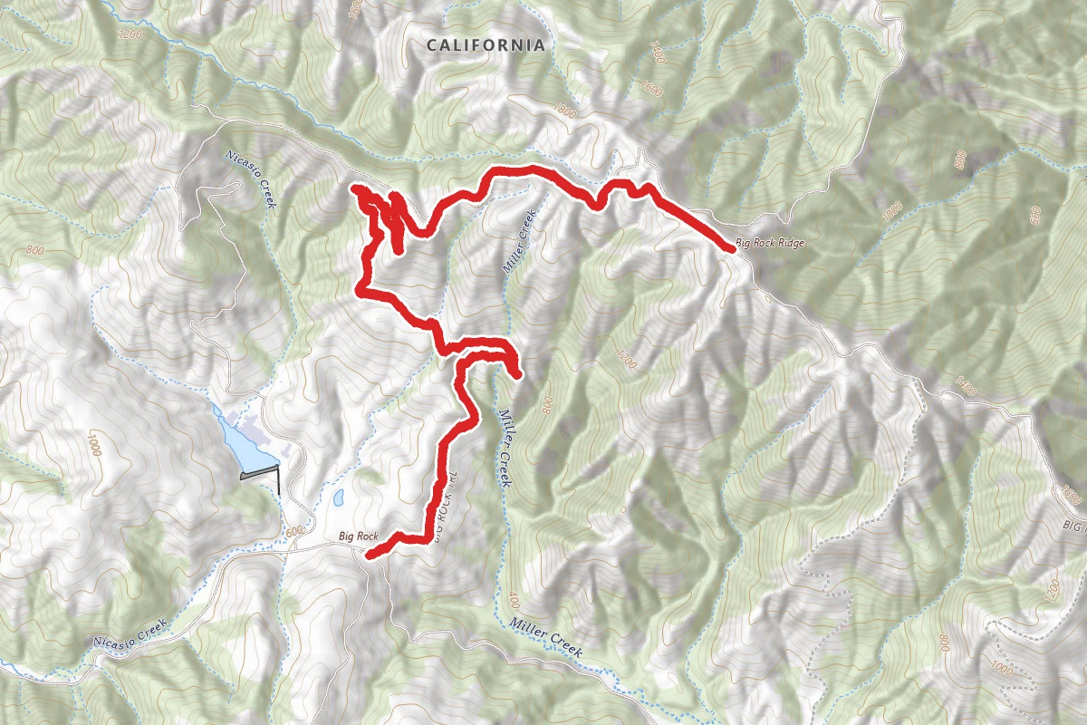 Loma Alta and Big Rock Ridge Trail