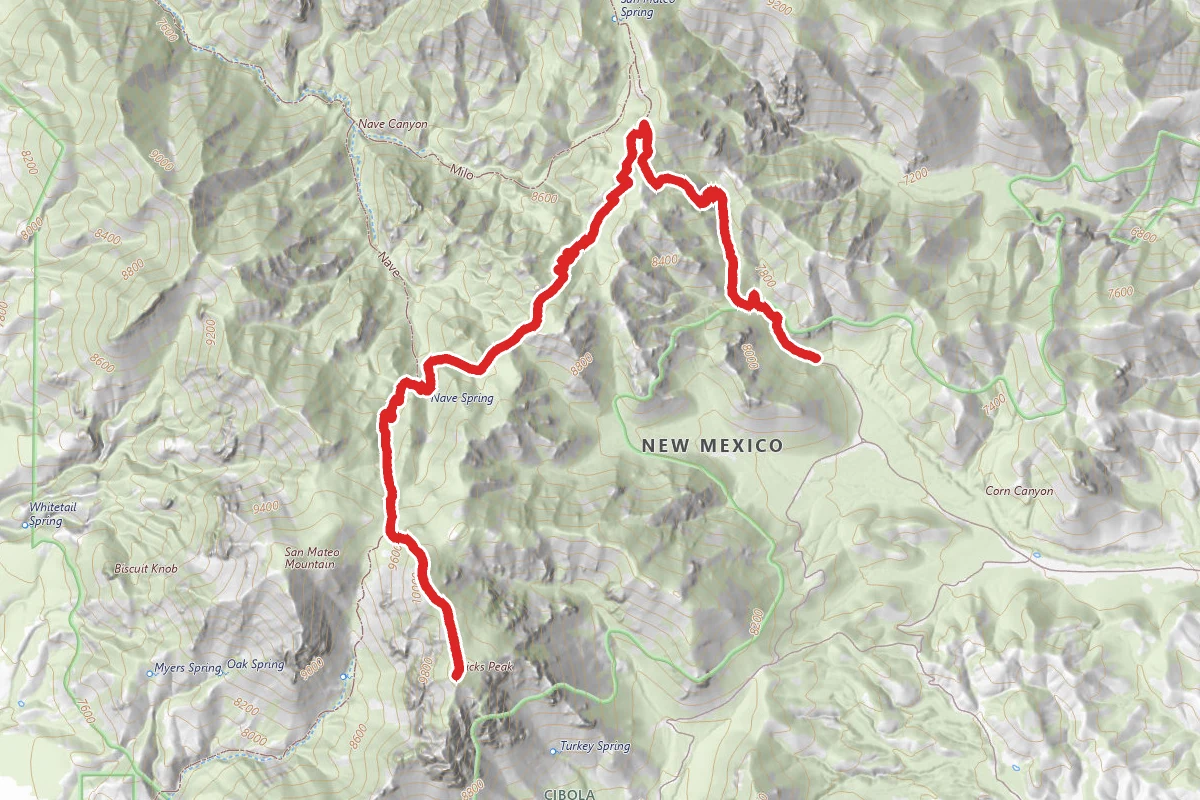 Vick's Peak via Shipman Trail (#50)