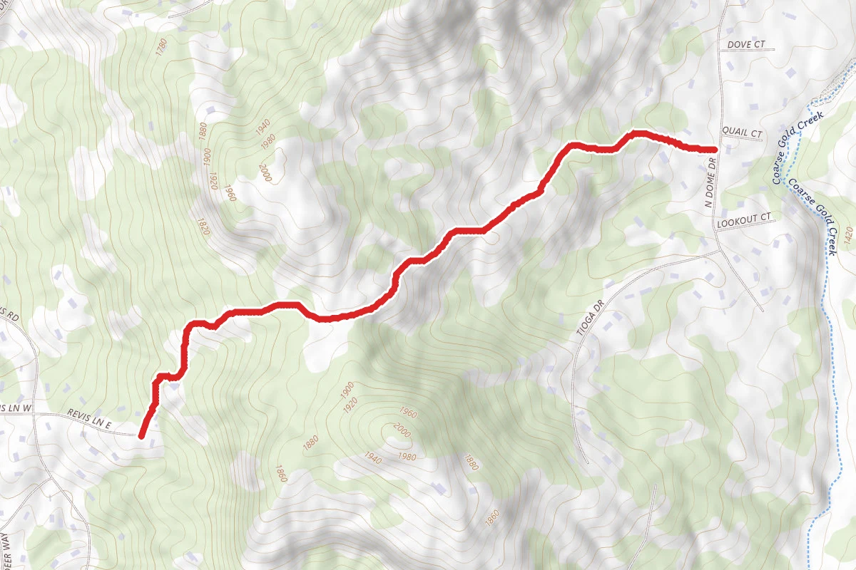 Revis Mountain Trail from Revis Road