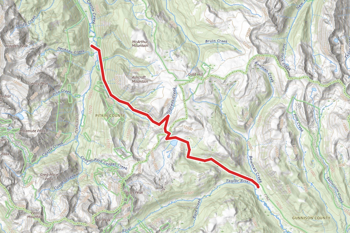 Taylor Pass and Express Creek Road OHV Trail