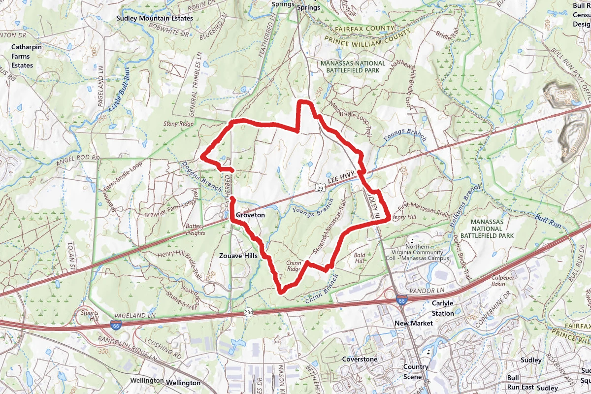 Second Battle of Manassas Trail Loop