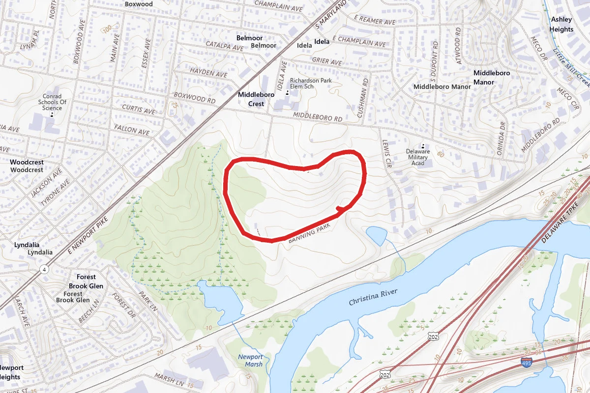 Banning Park Paved Loop