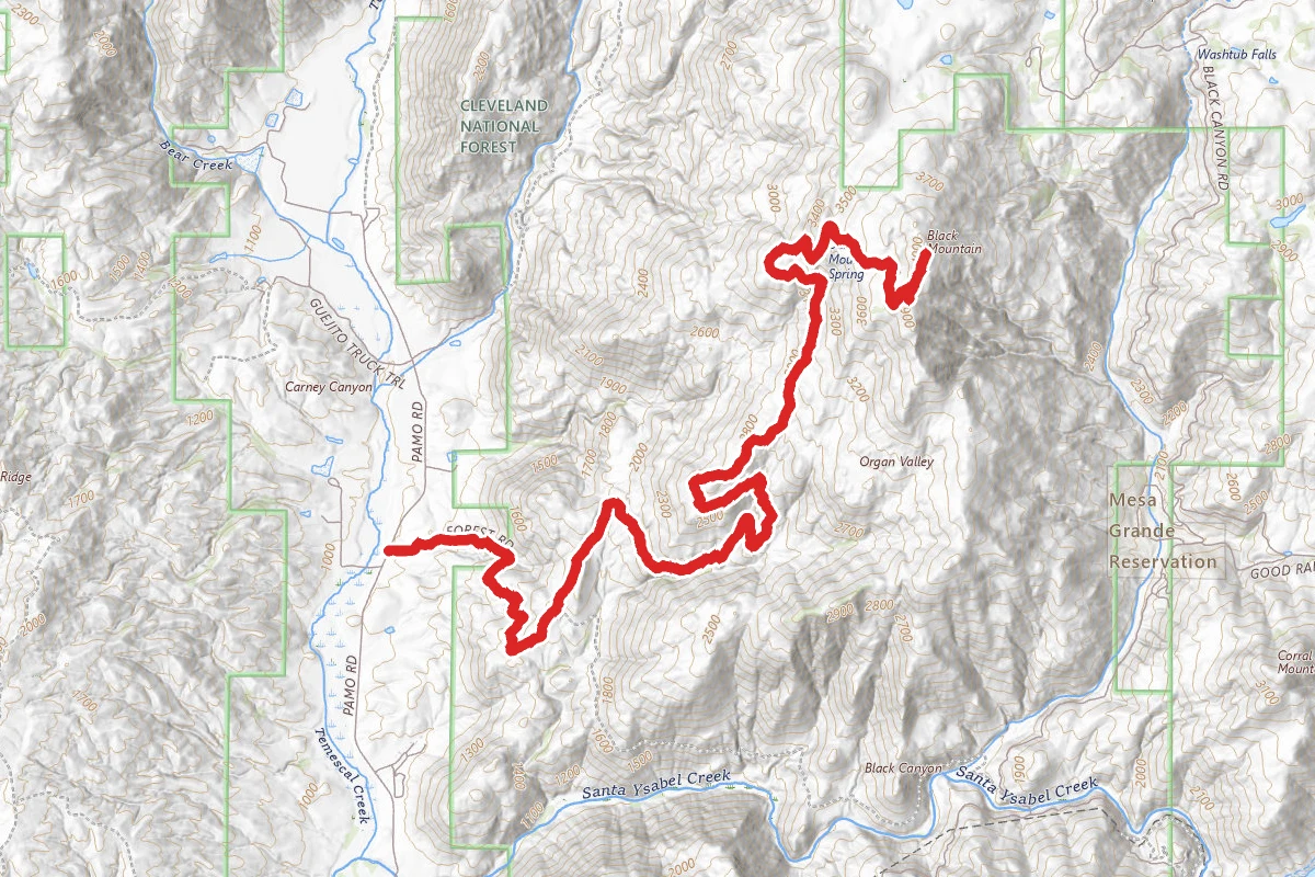 Black Mountain OHV Trail
