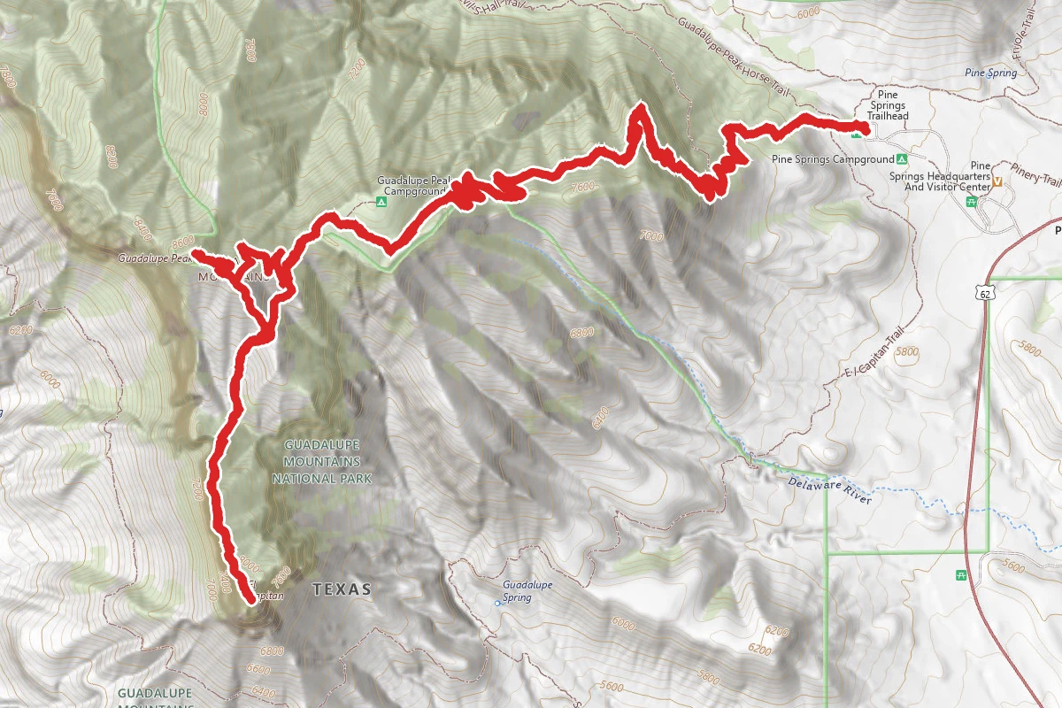 El Capitan via Guadalupe Peak