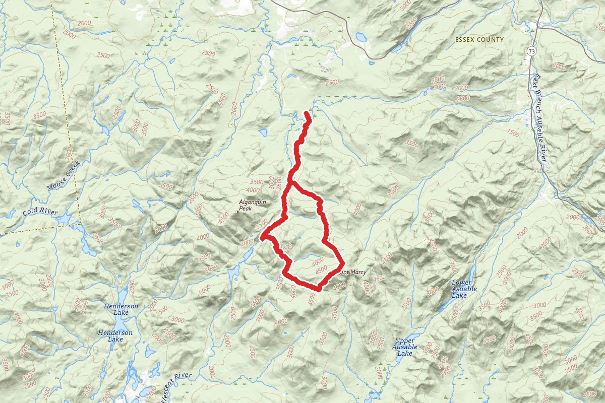 Mount Colden Trap Dyke and SE slides