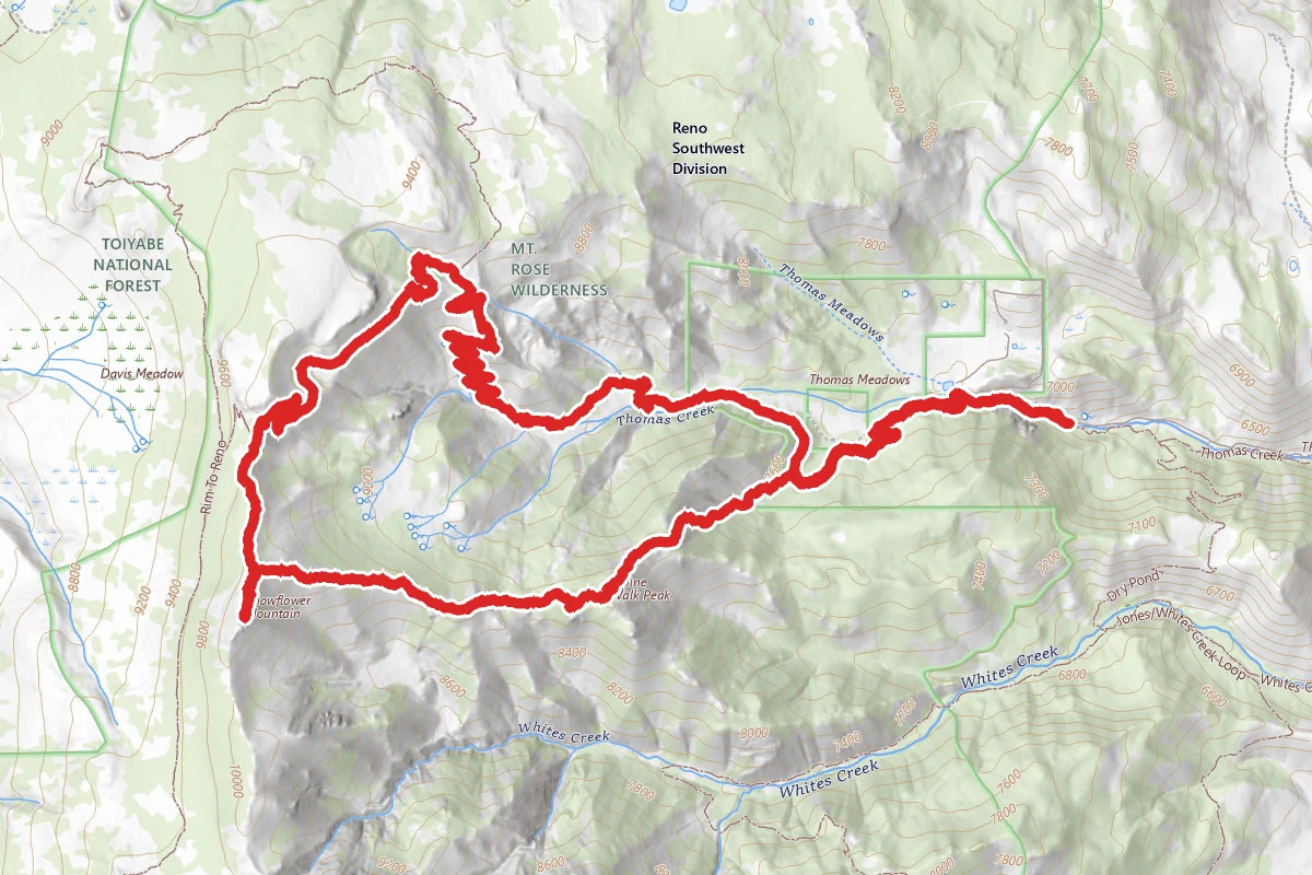 Snowflower Mountain and Alpine Walk Loop