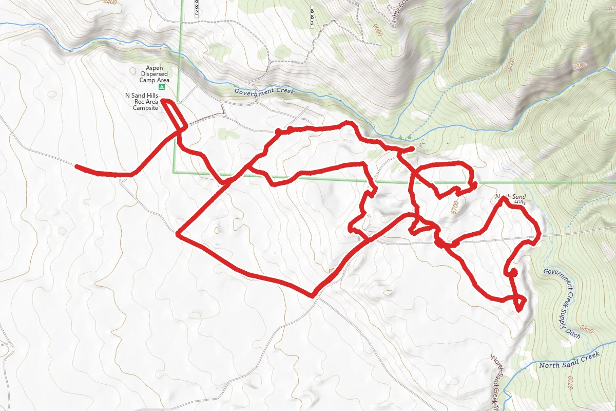 North Sand Hills OHV Route