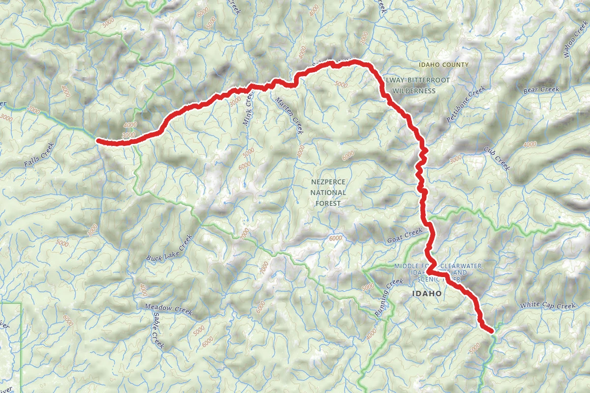 Selway Upper and Lower River Trail