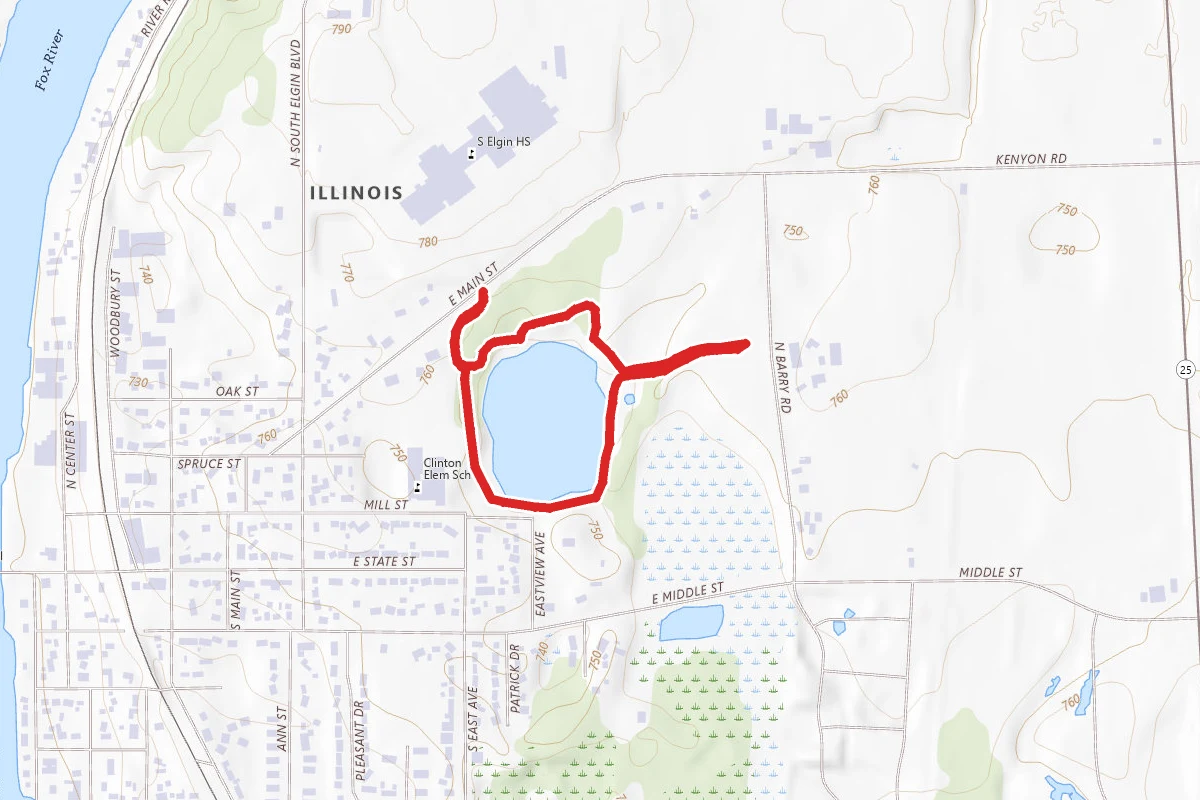 Kenyon Farm Forest Preserve Loop