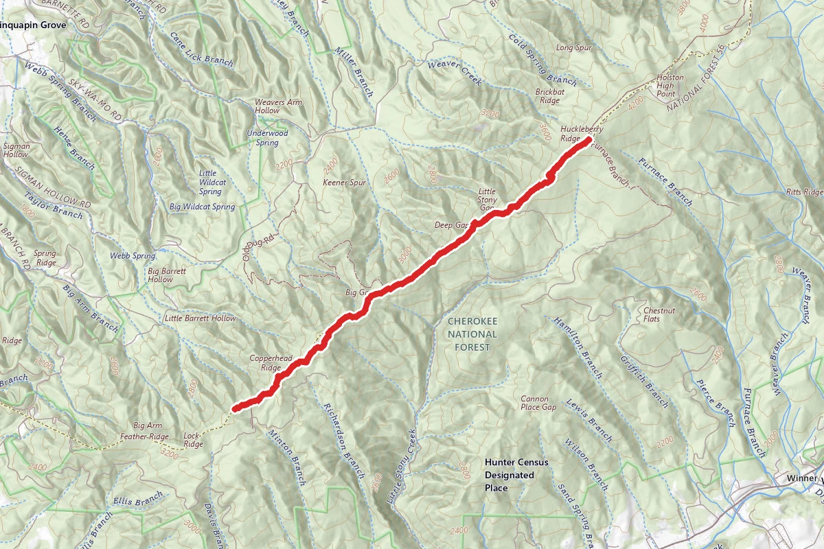 Holston Mountain West Trail