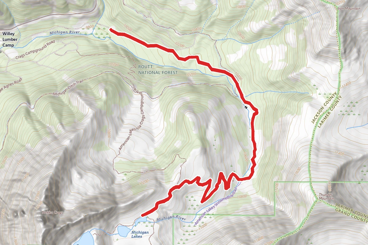 American Lakes Trail