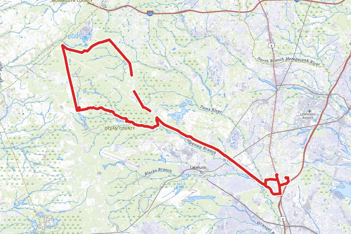 Northern Pine Barrens Lakes Ride