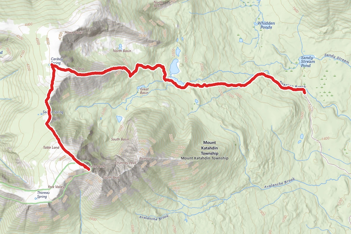 Mount Katahdin via Hamlin Ridge