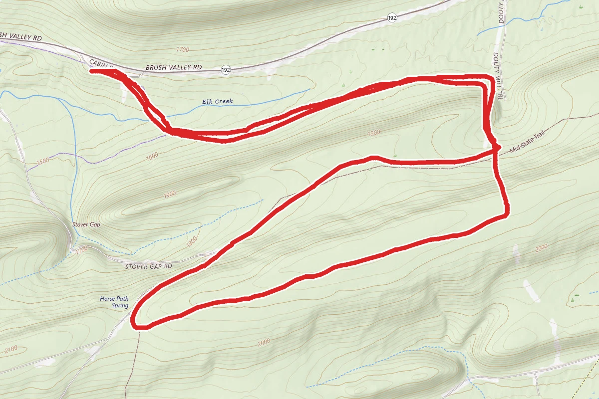 Stopover Gap, Fallen Timber, Mid-State Loop