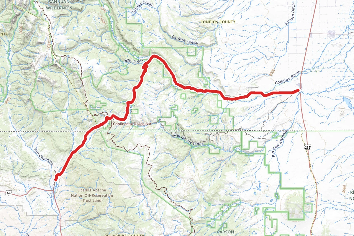 Antonito to Chama Scenic Drive