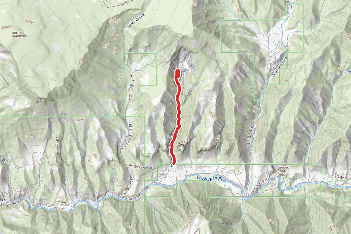 Seven Castles Creek Trail