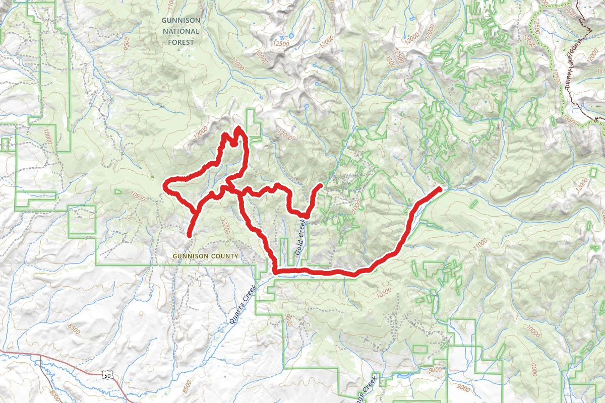 Bear Gulch, Adler Creek, McIntyre Gulch, and Fossil Ridge OHV Trail