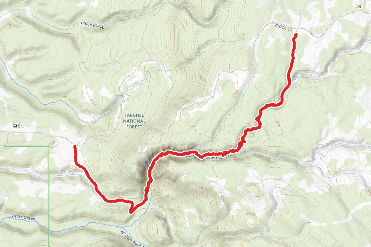 North Fork of Split Creek