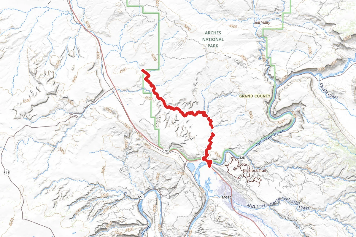 Courthouse Wash from Willow Springs