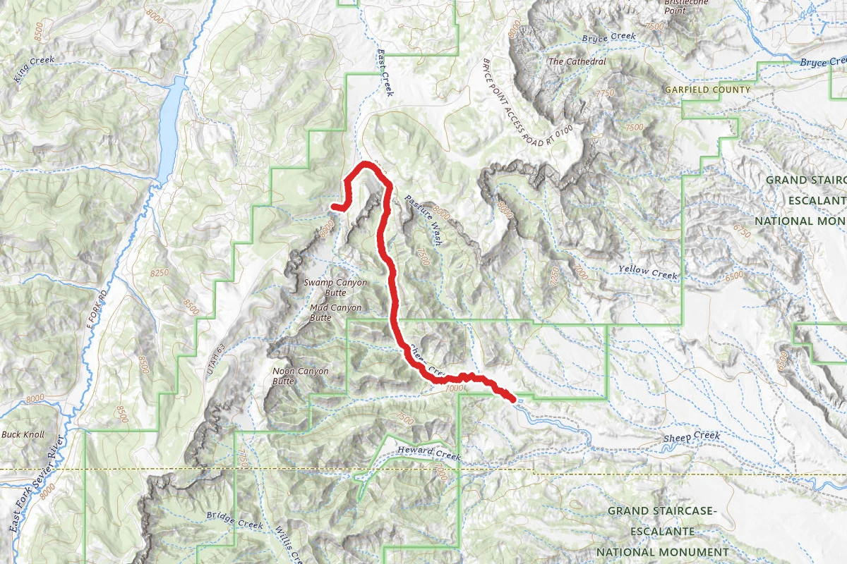 Sheep Creek Connector Trail