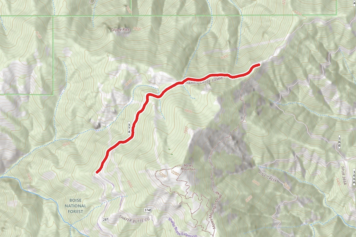 Mores Mountain Extension Winter Trail