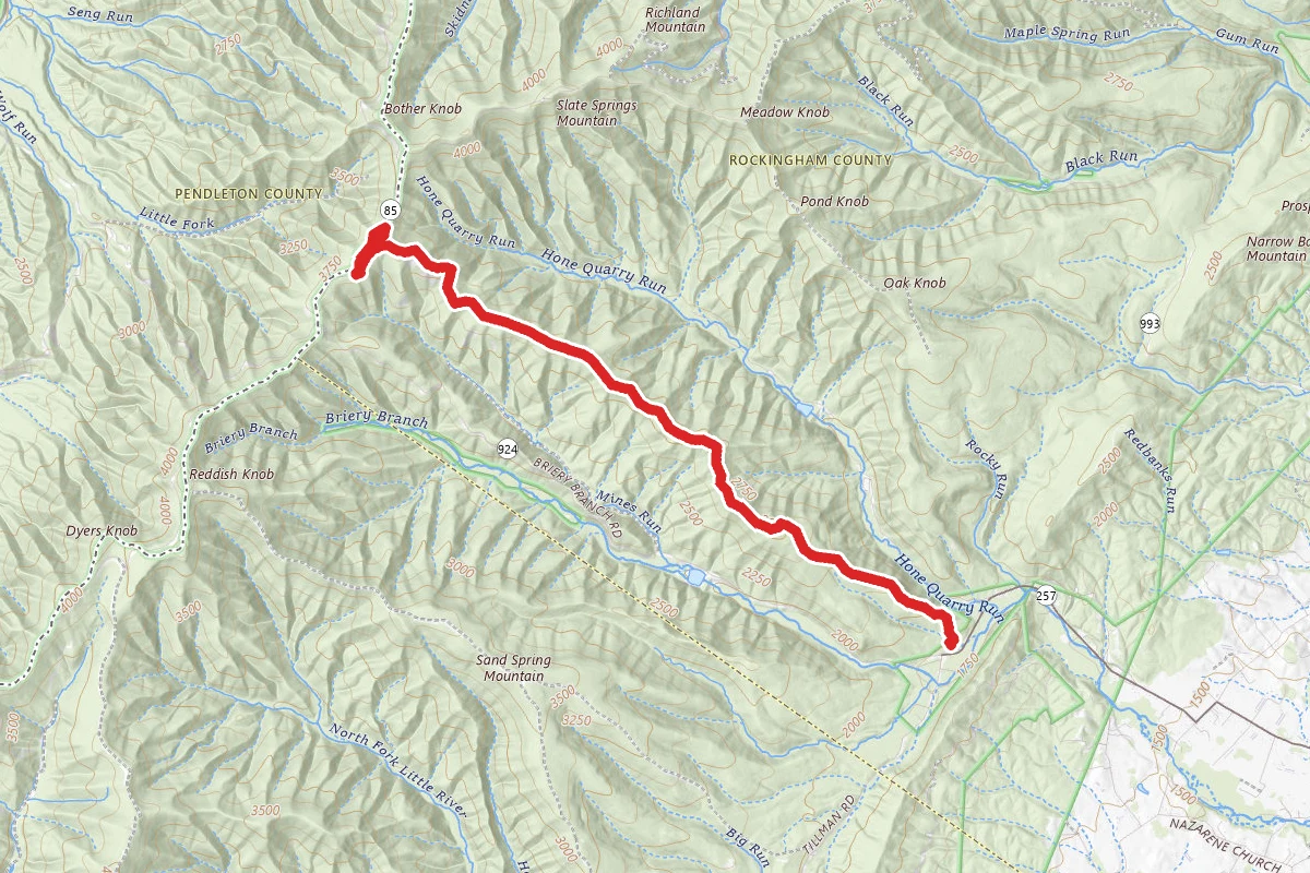 Hone Quarry Ridge Trail