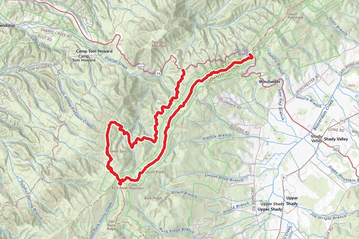 Quail Trail and Appalachian Trail
