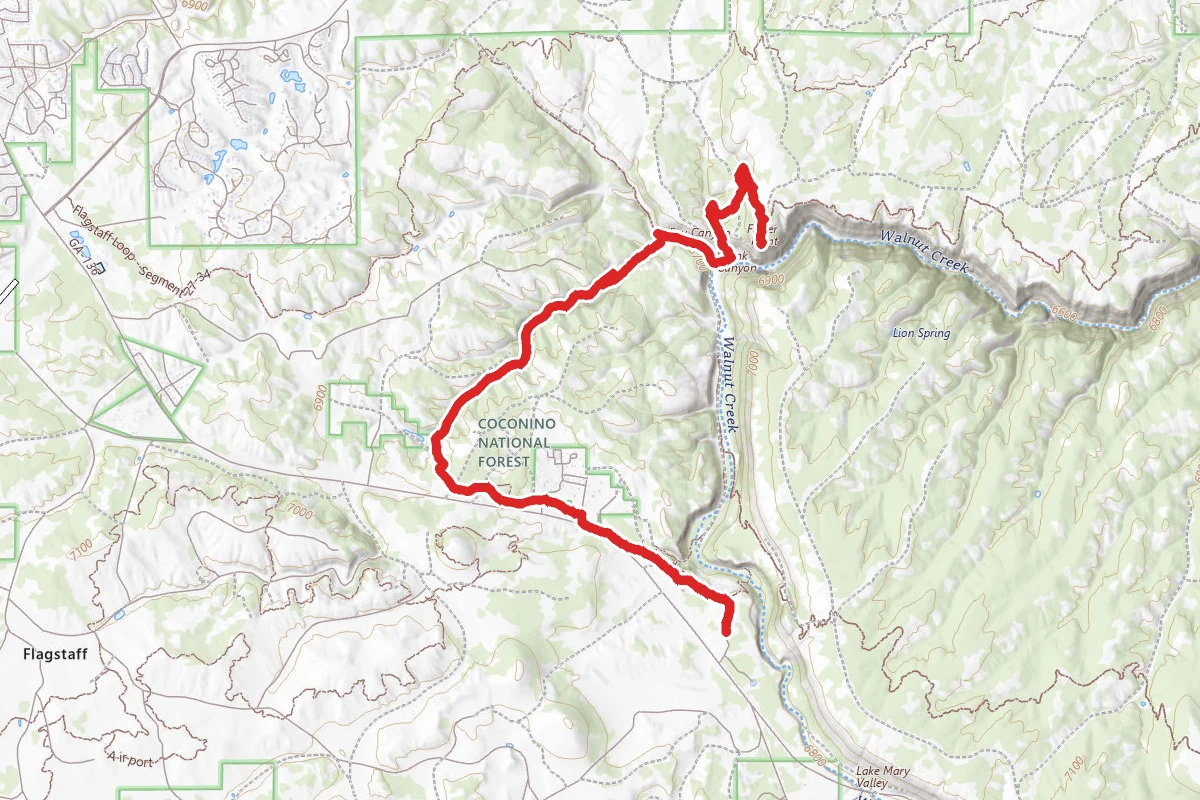 Fay Canyon To Fisher's Point