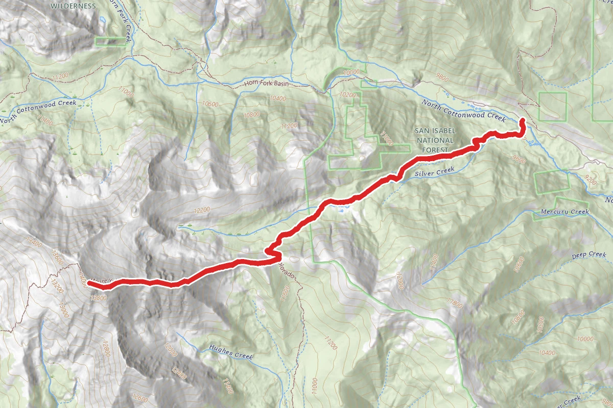 Mount Yale via Colorado and Mount Yale East Trail