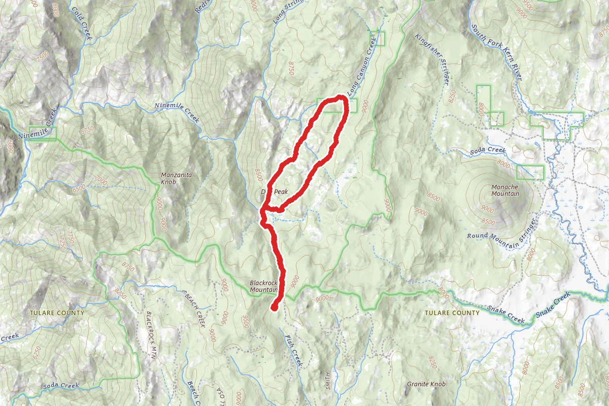 Casa Viejo, Dry Meadows, Long Canyon Loop