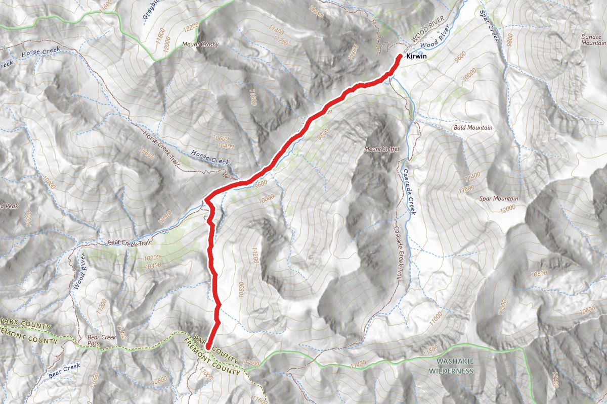 Kirwin to East Fork Pass