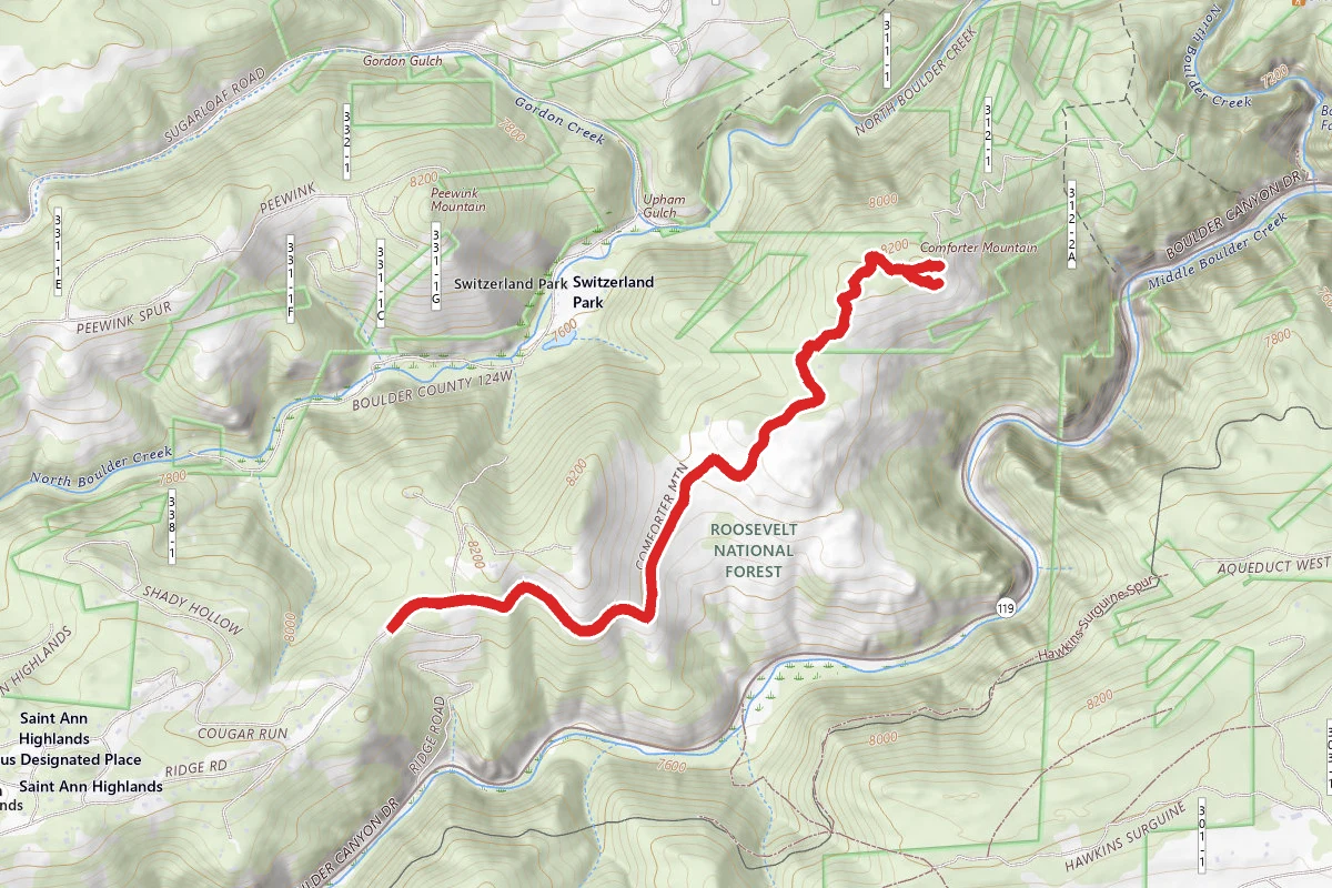 Comforter Mountain Trail