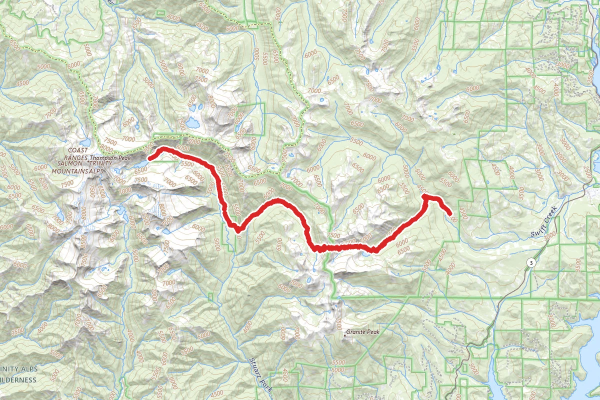 Swift Creek to Emerald Lake Trail