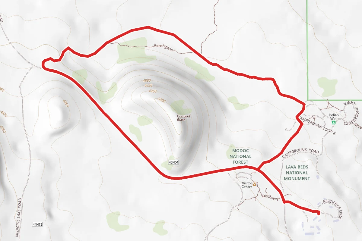 Bunchgrass Trail and Hill Road Loop