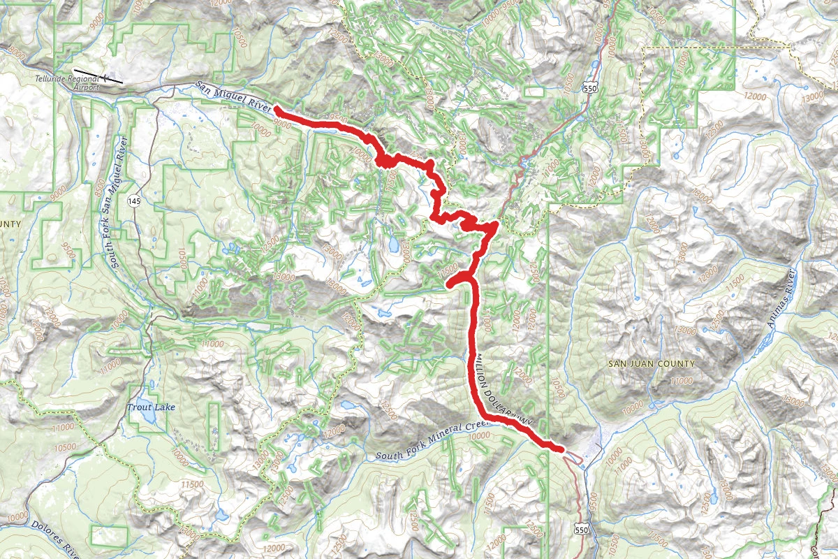 Black Bear Pass OHV Trail